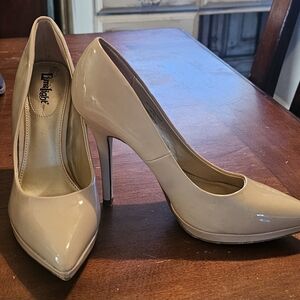 Sz 7 Limelight Women's Cream Stiletto Heels